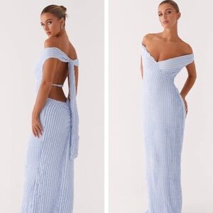 NWT Peppermayo Chantelle Maxi Dress - Blue Exclusive size 2